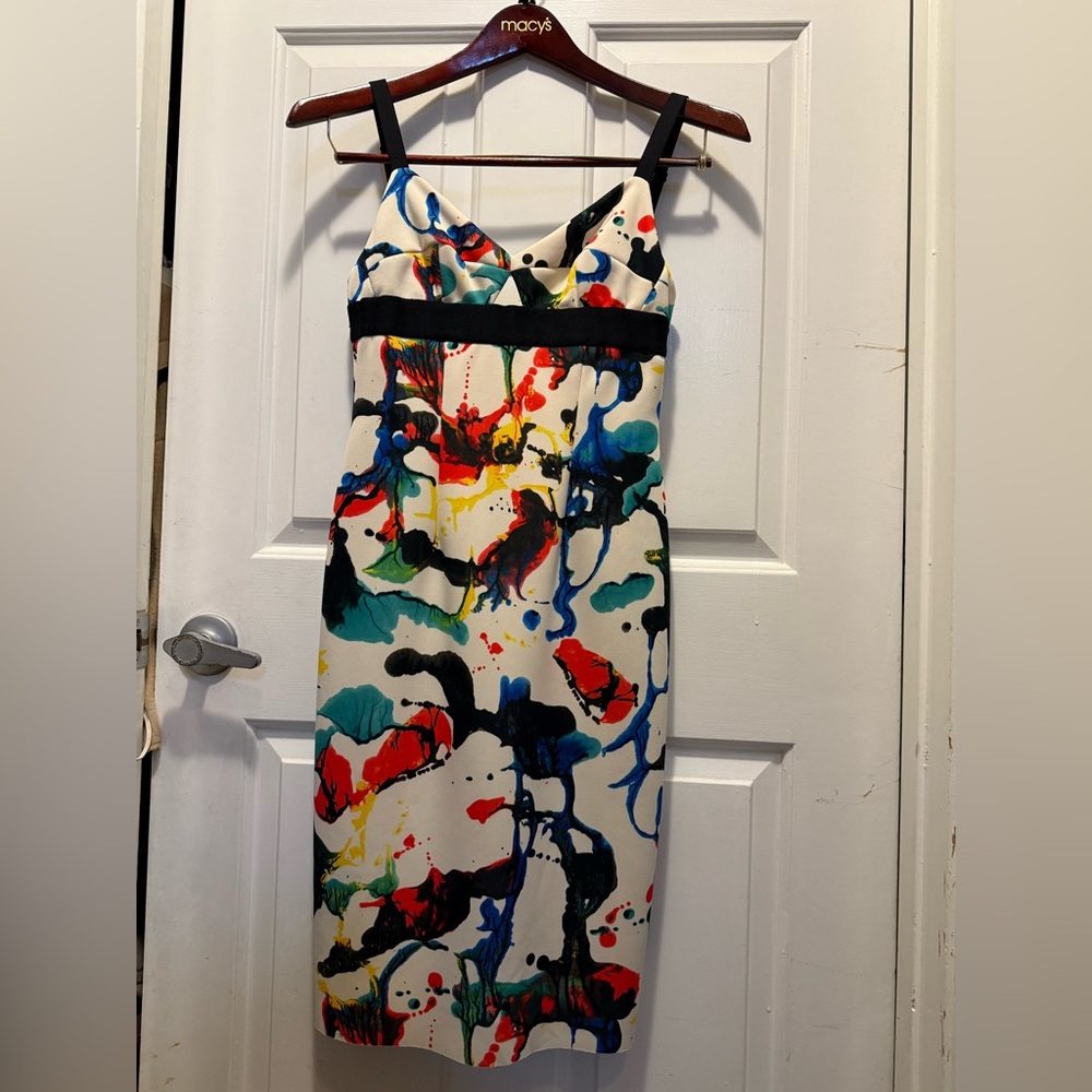 MILLY STRAP DRESS W/ zipper  SIZE 6